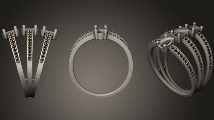 نموذج ثلاثي الأبعاد لآلة CNC خواتم مجوهرات حلقة 216